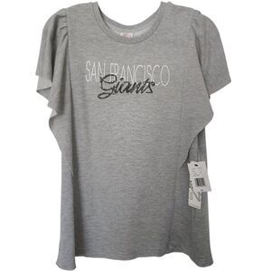GIII 4 Her Womens Gray San Francisco Giants MLB Top Size XL